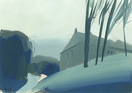 Картина нормандия. Дождь фото 1