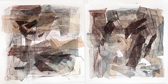 Картина диптих «Отражение мысли» фото 1