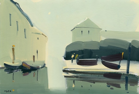 Картина утро в Венеции. Каннареджо фото 1