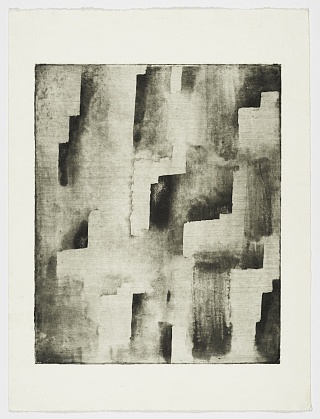 Картина  Офорт на рукописях Л.Улицкой