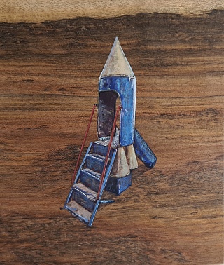 Картина степь Байконура № 33