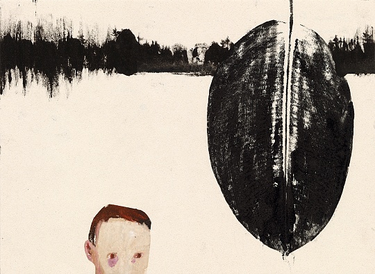 Картина зимнее поле фото 1