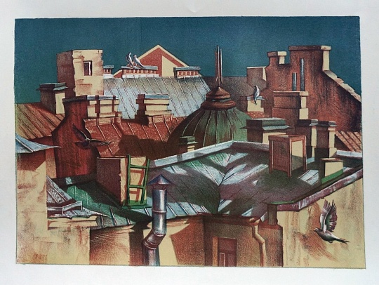 Картина крыши фото 1