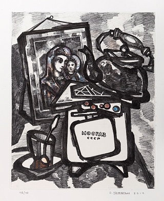 Картина мадонна МосГаз