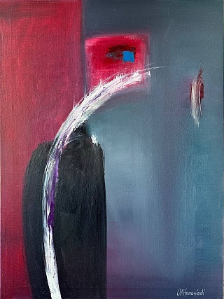 Картина застывшая вода