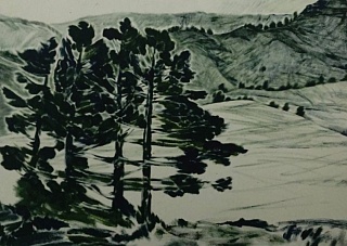 Картина пейзаж. Хакасия 4