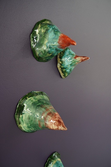 Картина инсталляция из 35 объектов «Про пасть»  фото 1