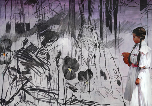 Сквозь красный лес