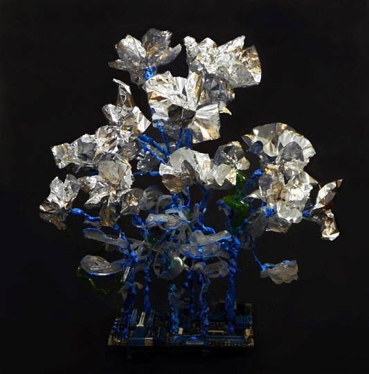 Картина цветы чипсов фото 1